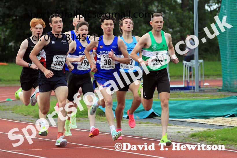 1500 metres, 2023 NEGP 5 Monkton, Wed, July 26th. Photo: David T. Hewitson/Sports for All Pics